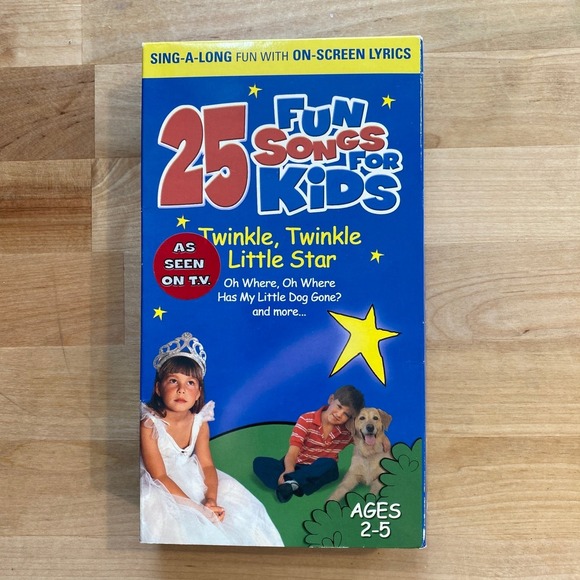 Other - 25 Fun Songs For Kids VHS 2001 Children's Sing-Along Madacy Kids‎